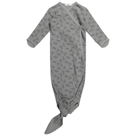 Baby Cocoon mit Mütze 0 - 3 Monate Cloudy Grey_Cocoons_Snoozebaby