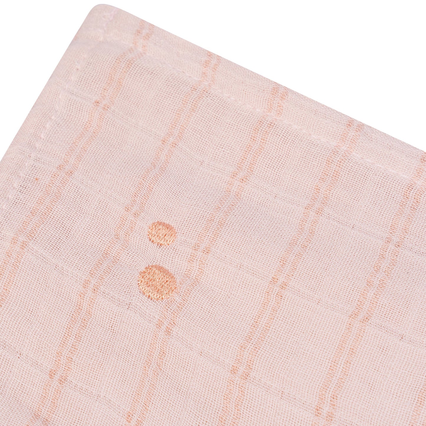 Mulltuch XL Baby 120x120 cm Bio Milky Rust Rosa_Mulltücher_Snoozebaby