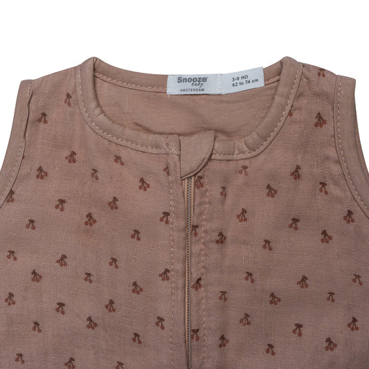 Schlafanzug Baby TOG 1.0 Frühling und Sommer 0 - 6 Monate Cherry Pink_Schlafanzüge_Snoozebaby