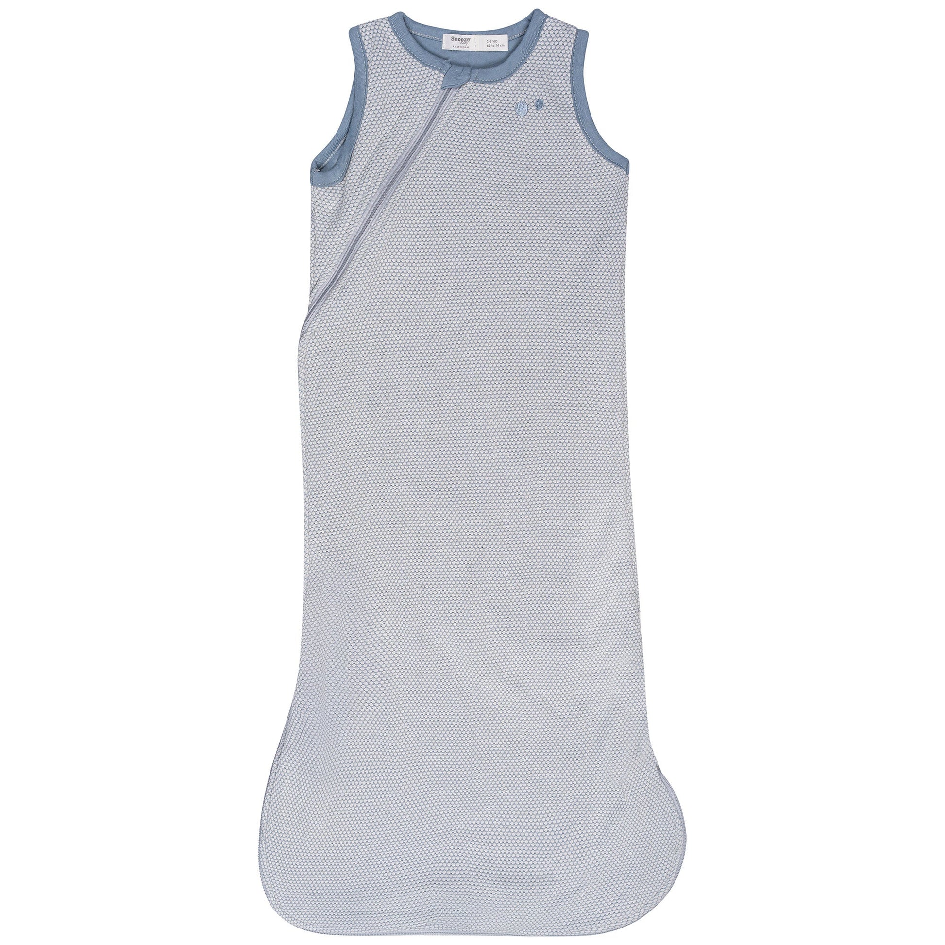 Schlafanzug Baby TOG 1.0 Frühling und Sommer 0 - 6 Monate Fresh Blue_Sleepsuits_Snoozebaby