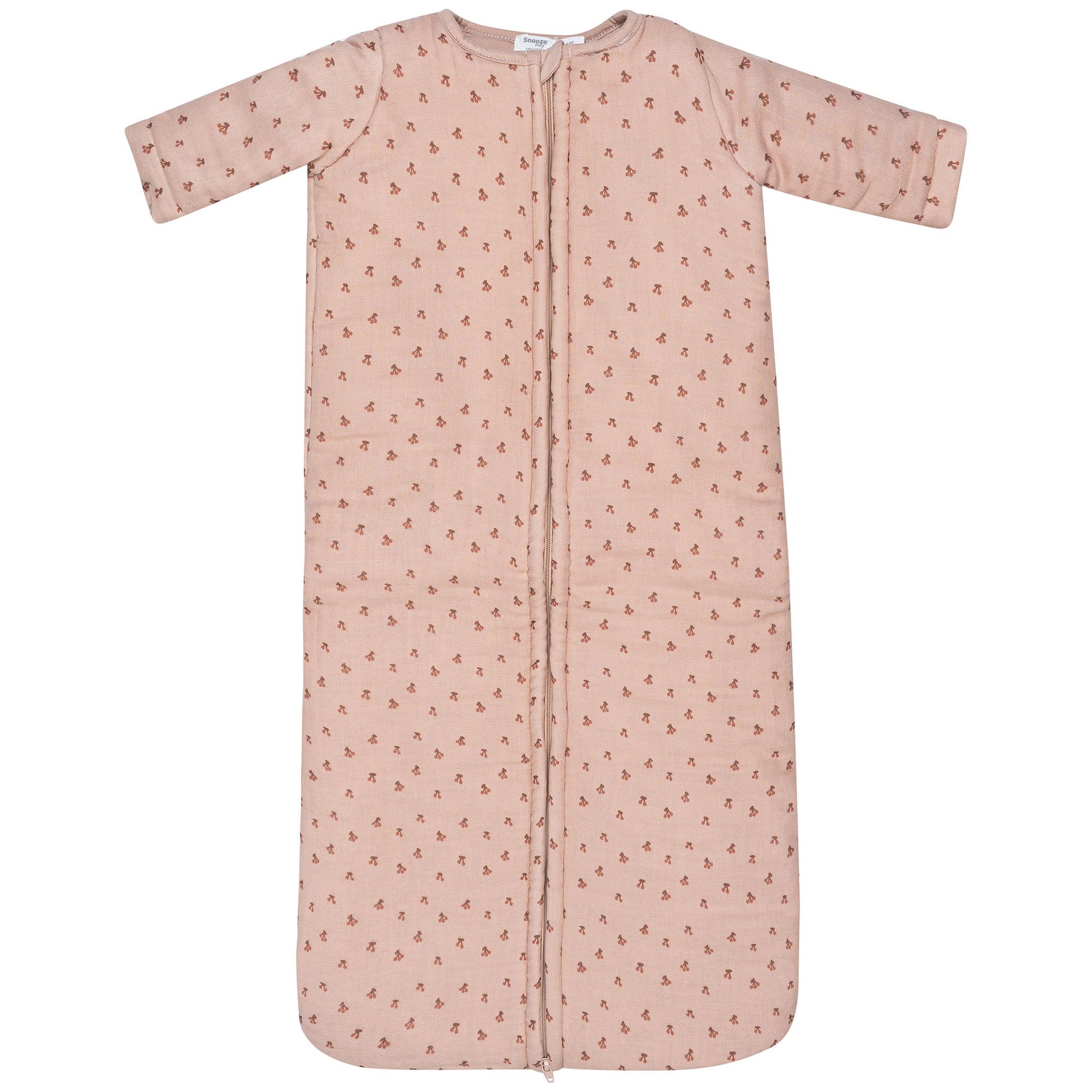Schlafanzug Baby TOG 2.0 Herbst und Winter 0 - 6 Monate Cherry Pink_Schlafanzüge_Snoozebaby