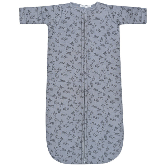 Schlafanzug Baby TOG 2.0 Herbst und Winter 0 - 6 Monate Cloudy Grey_Schlafanzüge_Snoozebaby
