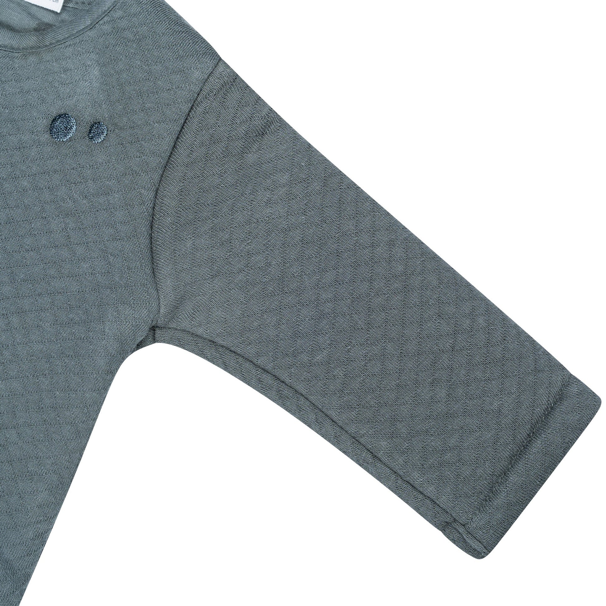 Schlafanzug Baby TOG 2.0 Herbst und Winter 0 - 6 Monate Dunkelgrün_Schlafanzüge_Snoozebaby
