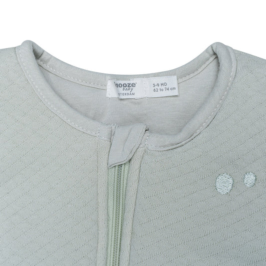 Schlafanzug Baby TOG 2.0 Herbst und Winter 0 - 6 Monate Mystic Mint Grün_Schlafanzüge_Snoozebaby
