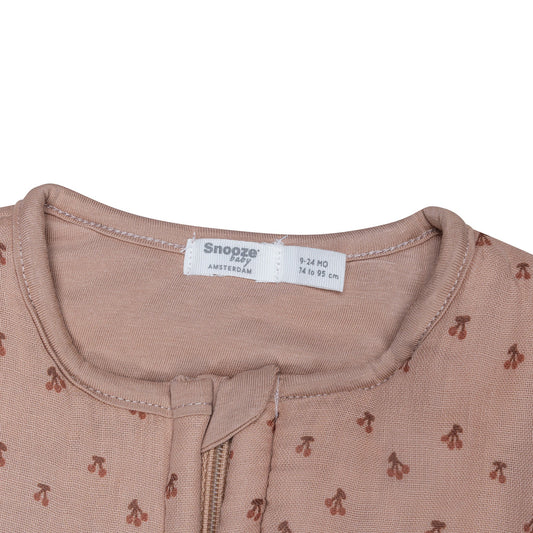 Schlafanzug Baby TOG 2.0 Herbst und Winter 6 - 14 Monate Cherry Pink_Schlafanzüge_Snoozebaby