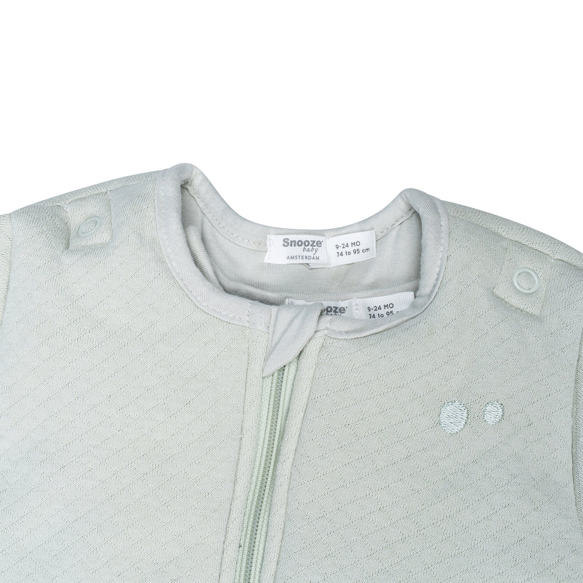 Schlafanzug Baby TOG 3.0 4 Jahreszeiten 6 - 14 Monate Mystic Mint Grün_Schlafanzüge_Snoozebaby
