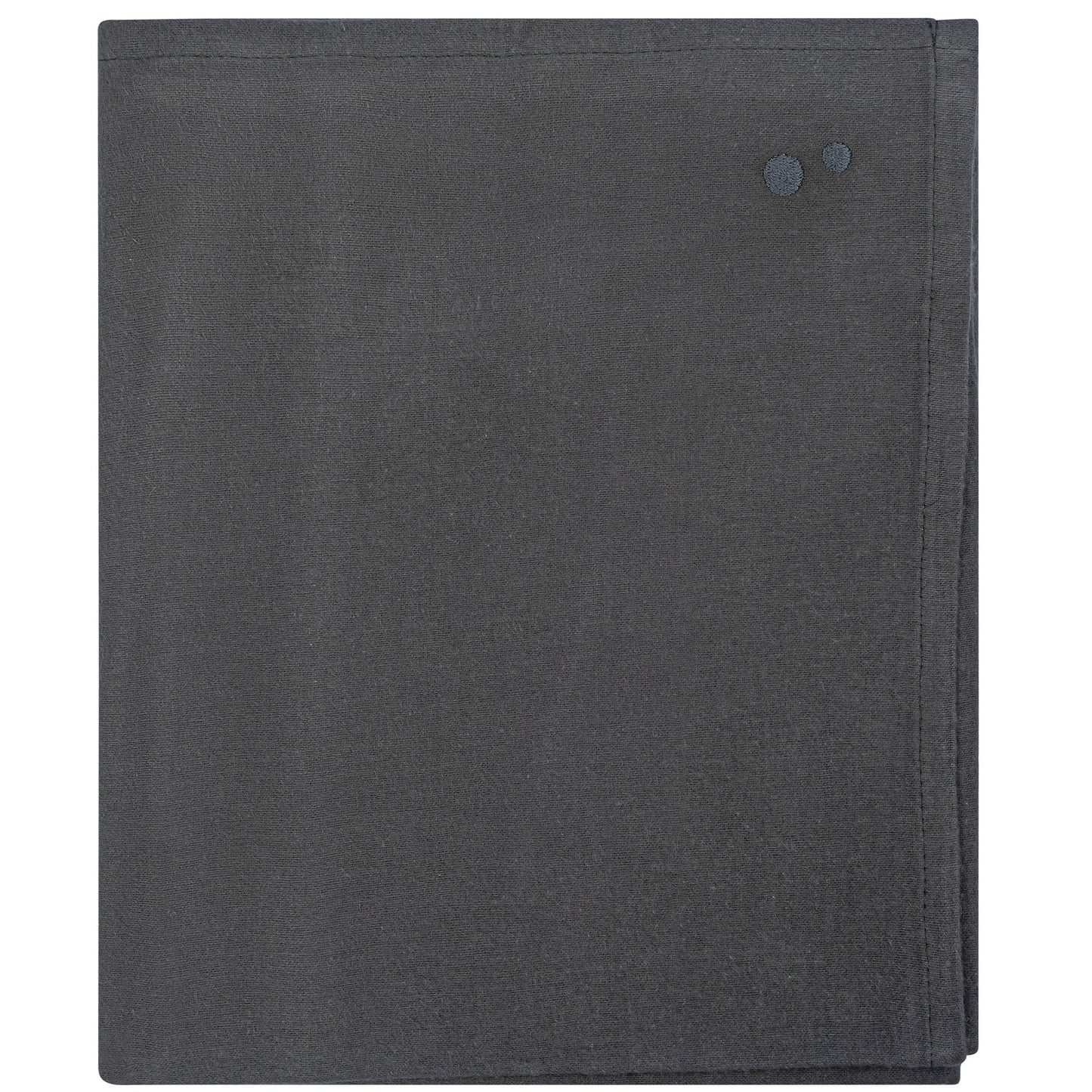 Swaddle Blanket XL Baby Flannel 120x120 cm Bio Dark Green_Wickeldecken_Snoozebaby