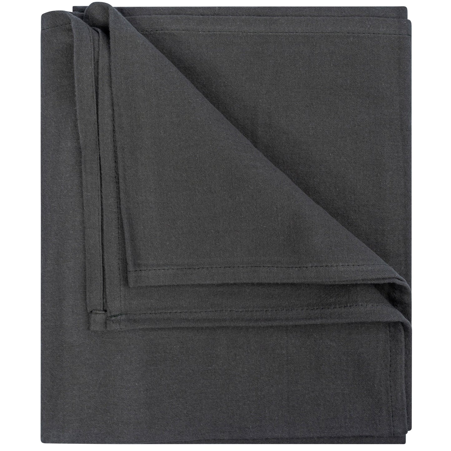 Swaddle Blanket XL Baby Flannel 120x120 cm Bio Dark Green_Wickeldecken_Snoozebaby