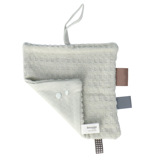 Doudou bébé 15x15 cm bio Mystic Mint Green