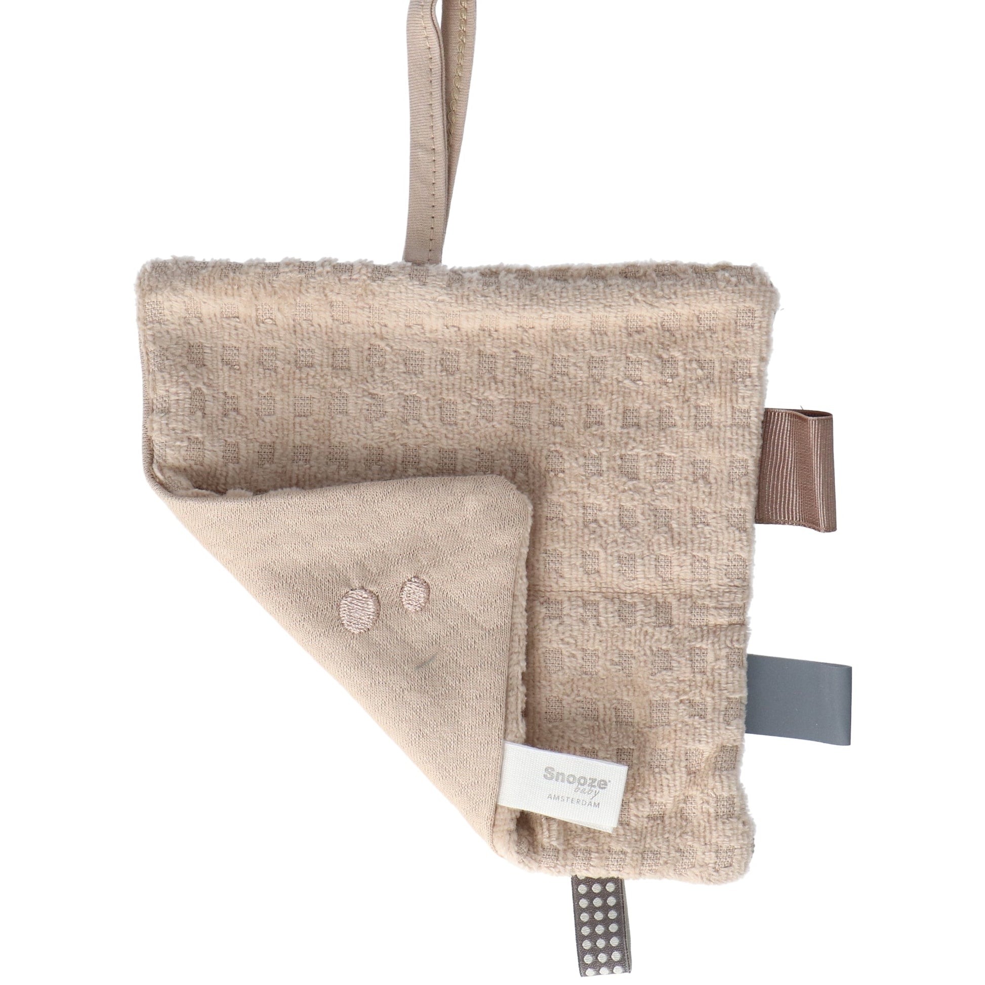 Drap de bain Baby 15x15 cm Organic Desert Sand Brown_Drap de bain_Snoozebaby