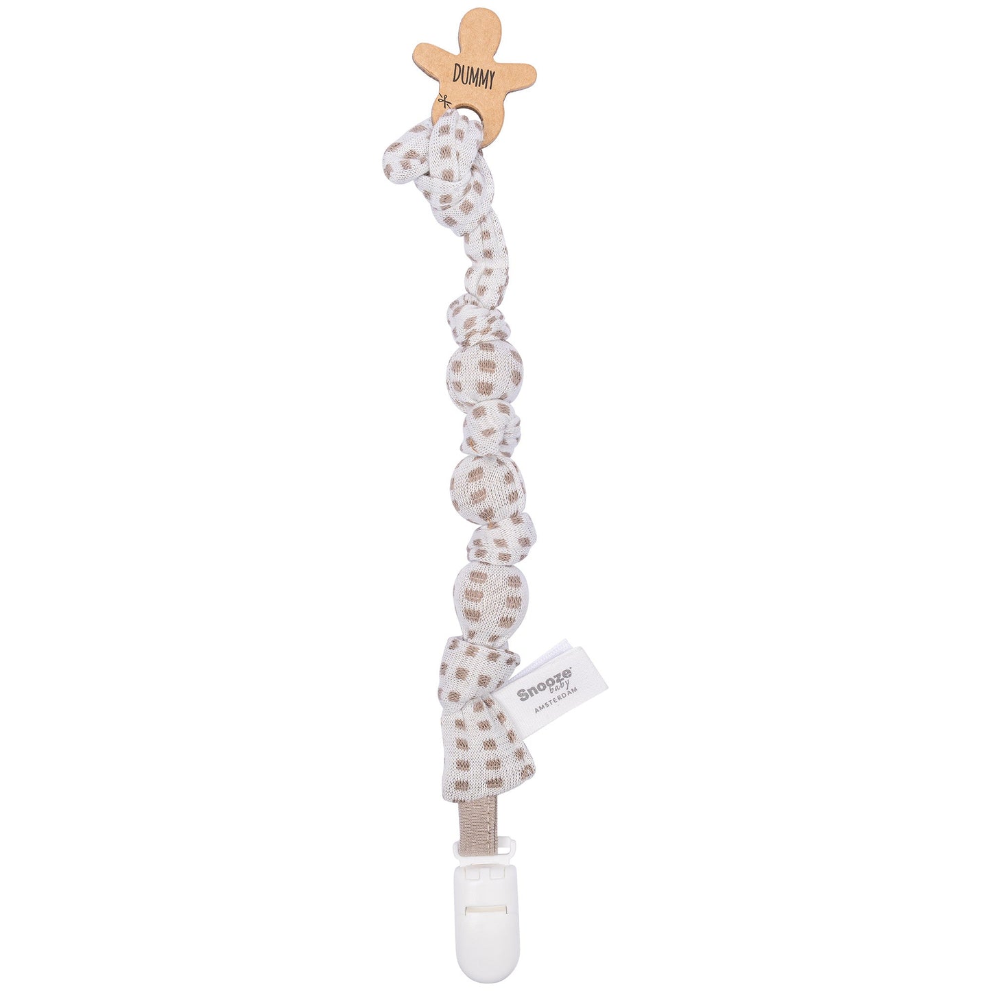 Attache sucette Baby Organic Warm Brown_Attaches sucette_Snoozebaby