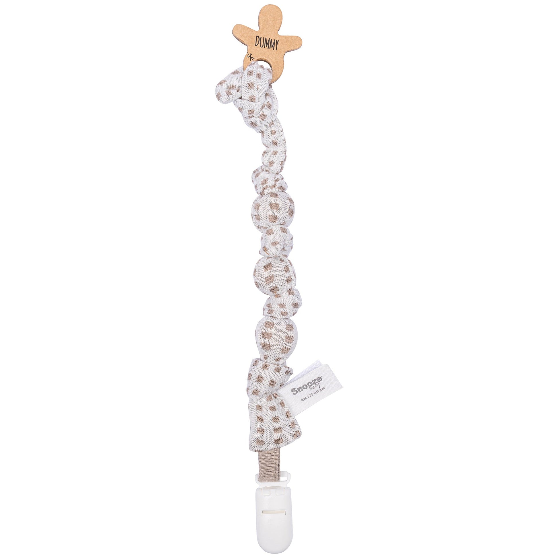 Attache sucette Baby Organic Warm Brown_Attaches sucette_Snoozebaby