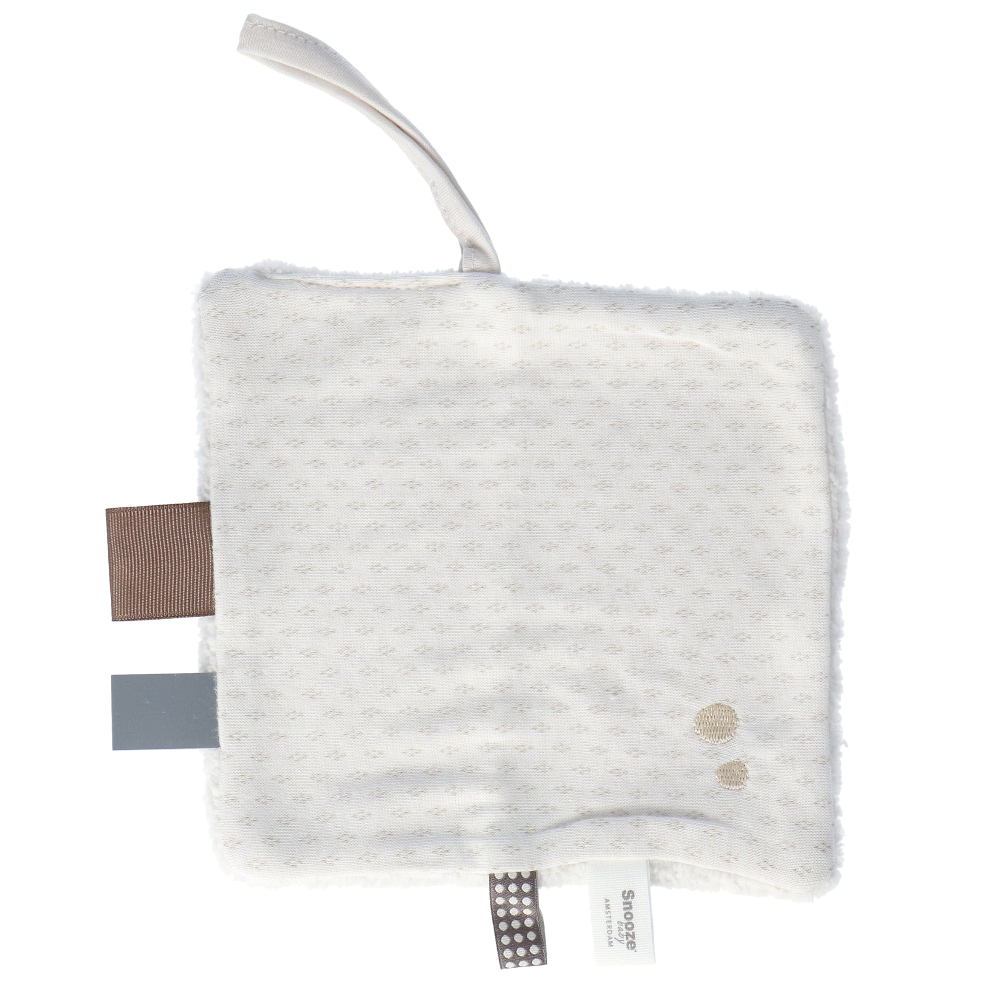 Knuffeldoekje Baby 15x15 cm Organic Stone Beige