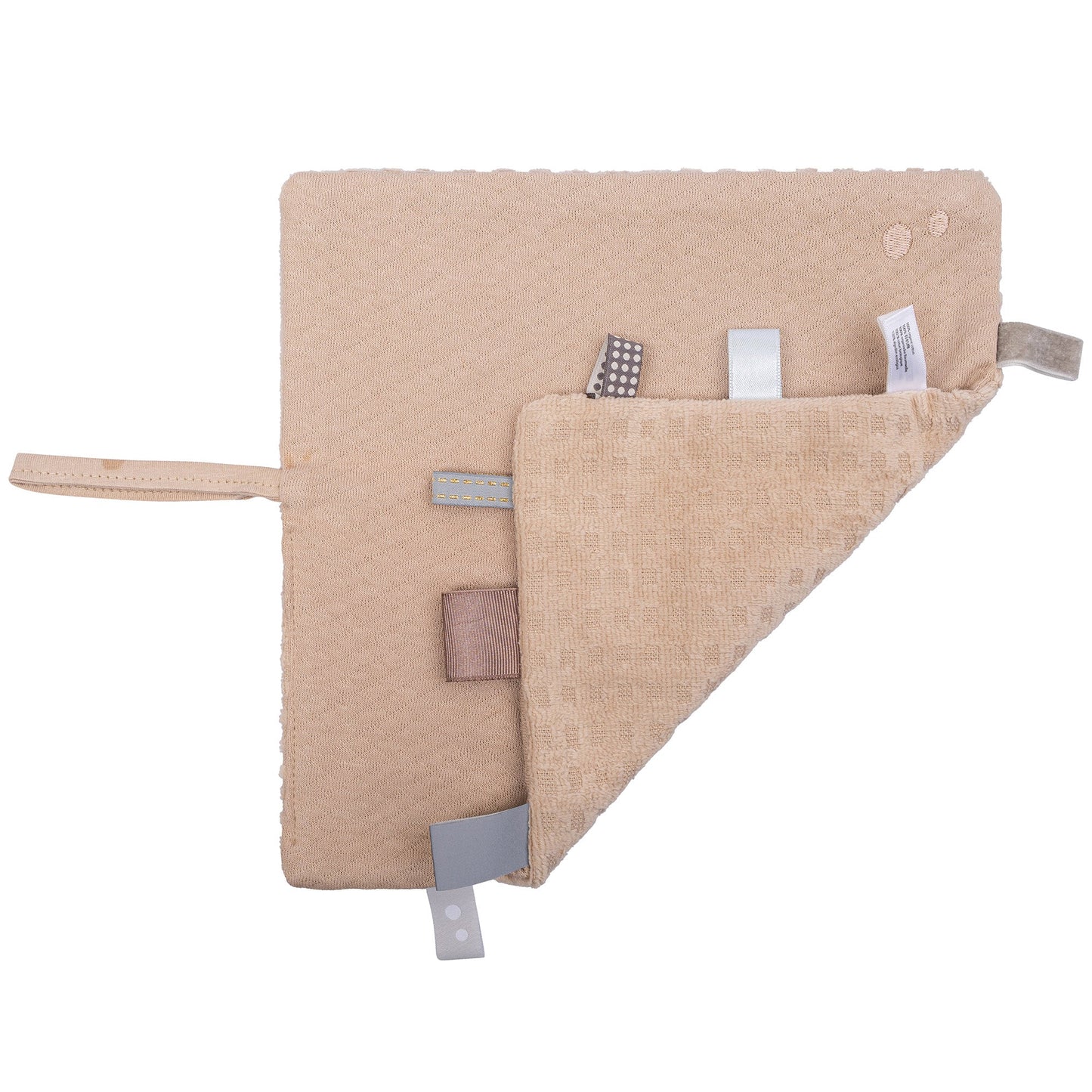 Knuffeldoekje Baby 25x25 cm Organic Desert Sand Brown Bruin Cloths_Snoozebaby