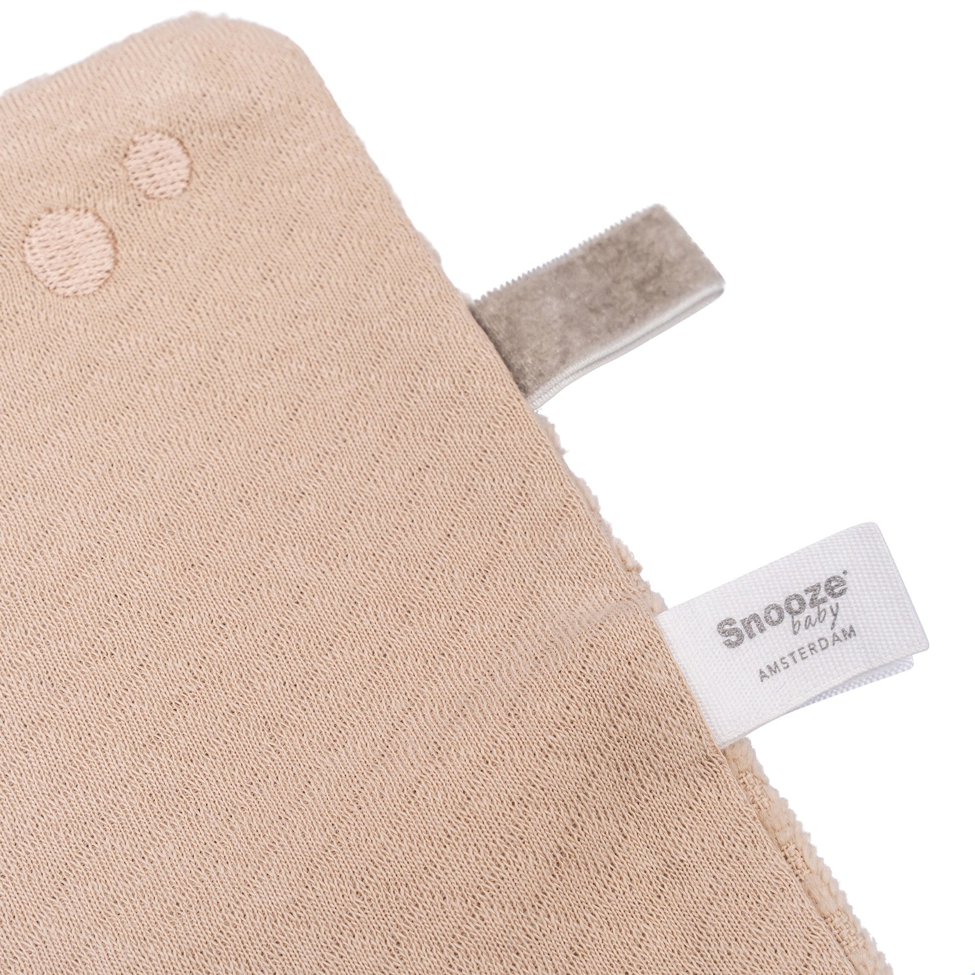 Knuffeldoekje Baby 25x25 cm Organic Desert Sand Brown Bruin Cloths_Snoozebaby