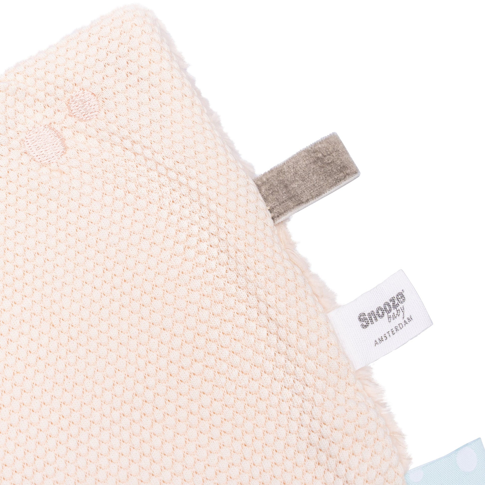 Knuffeldoekje Baby 25x25 cm Organic Peach Blush Pink Roze Cloths_Snoozebaby