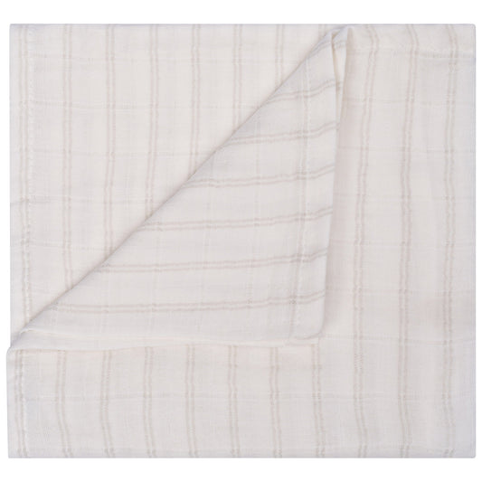 Hydrofiele doek Baby 80x80 cm Organic Stone Beige Doekjes_Snoozebaby