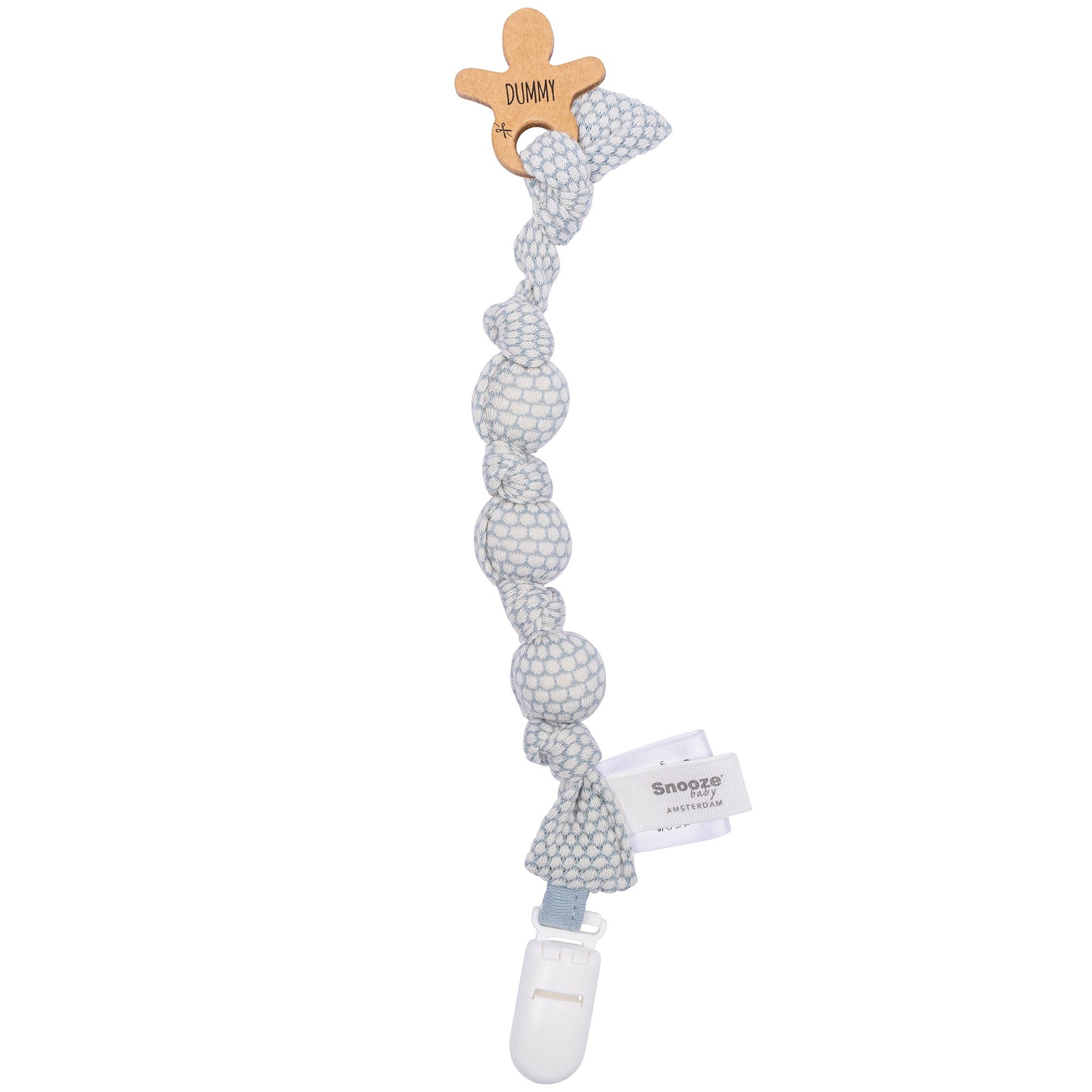 Speenkoord Baby Biologisch Fresh Blue Blauw