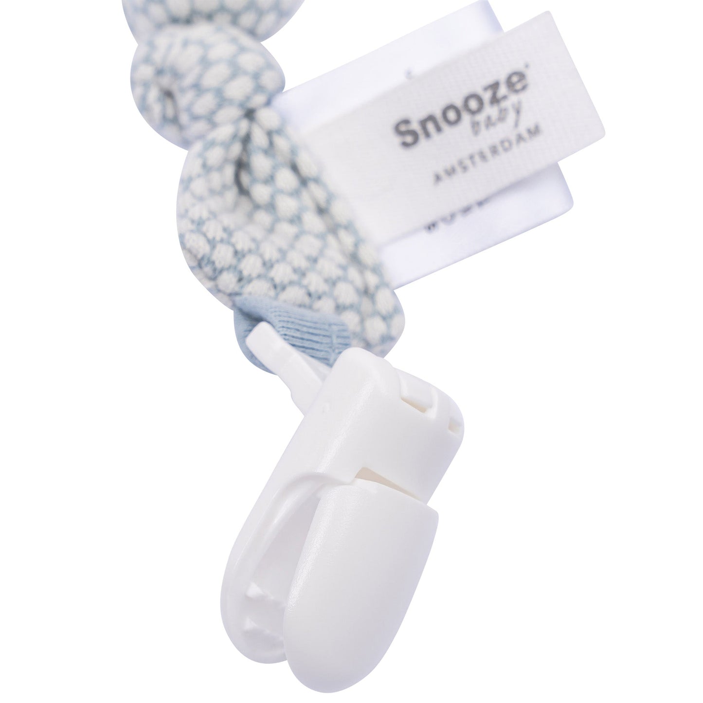Speenkoord Baby Biologisch Fresh Blue Blauw