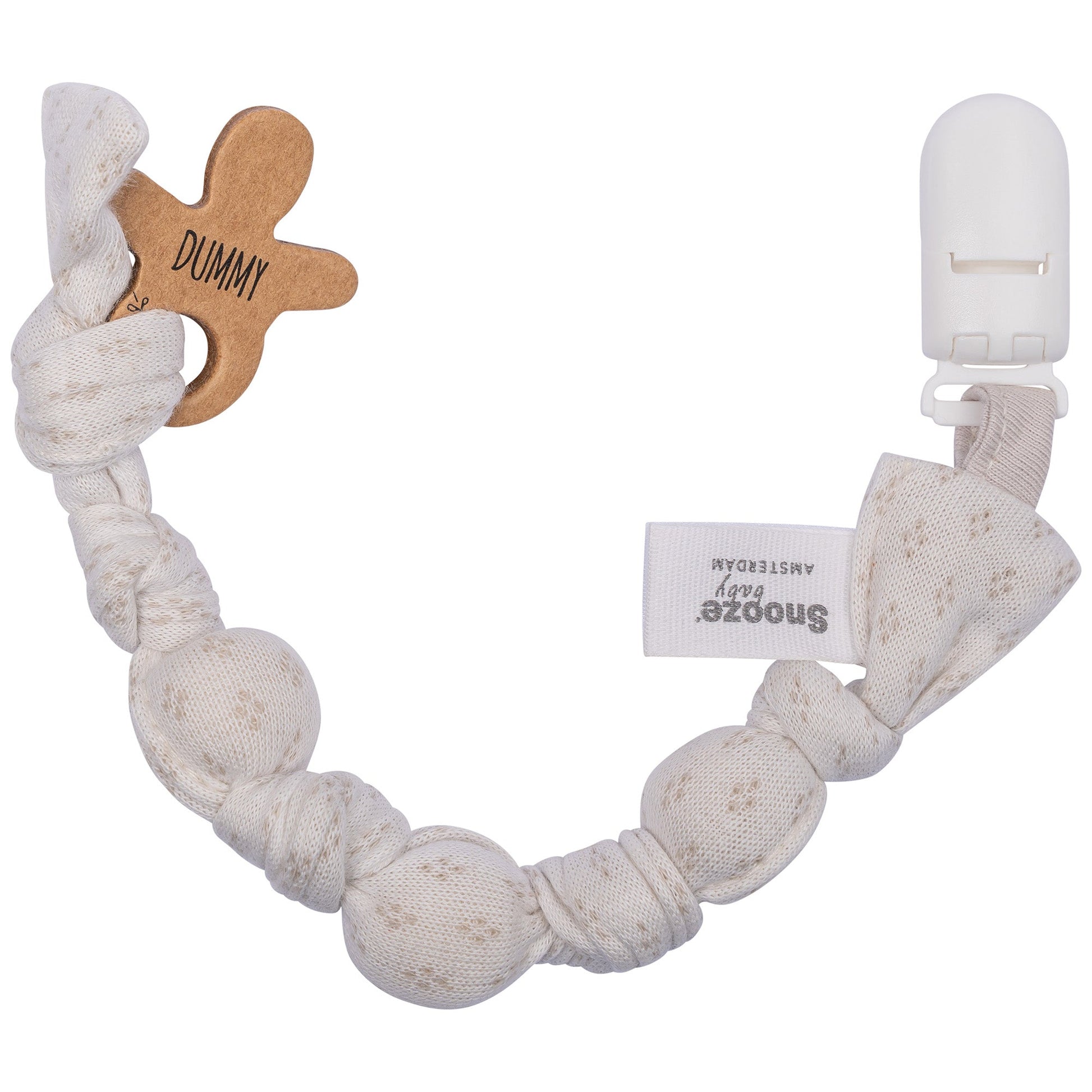 Speenkoord Baby Organic Stone Beige