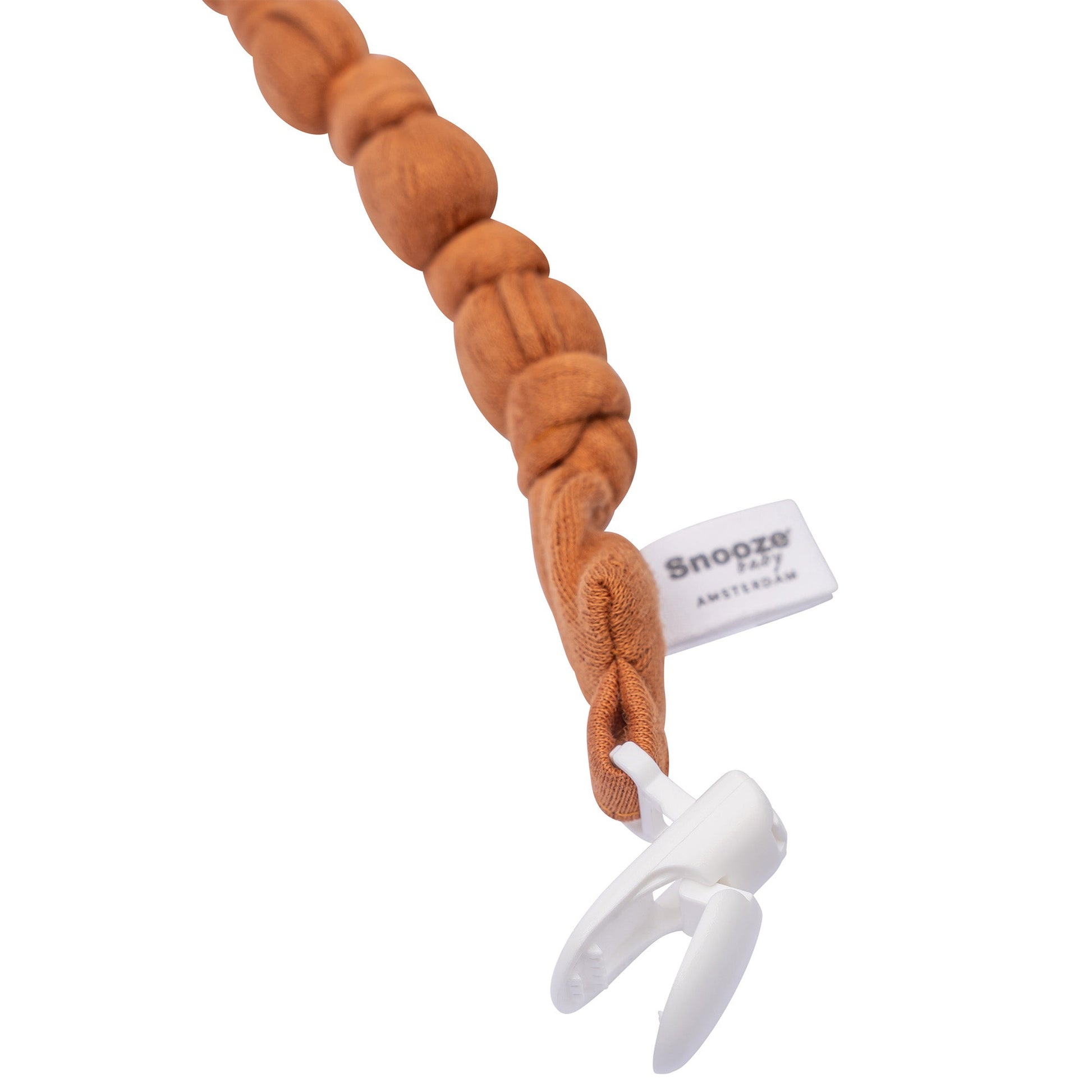 Speenkoord Baby Organic Toffee Brown Bruin